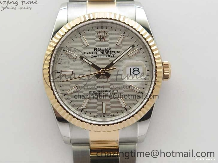 0401 DateJust 36 SS RG 126231 BP Maker 1:1 Best Edition Silver Dial on Oyster Bracelet EasyMatch 2511